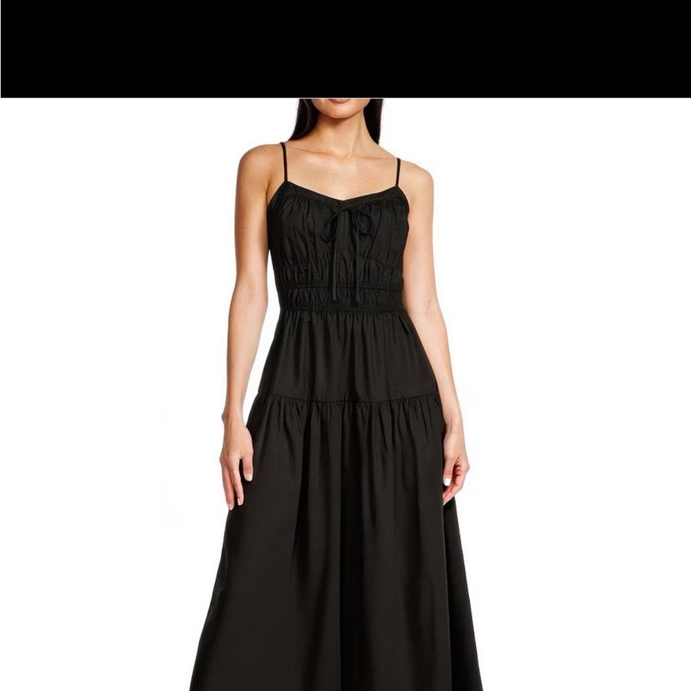 Gibson Latimer Elegant Black Maxi Dress